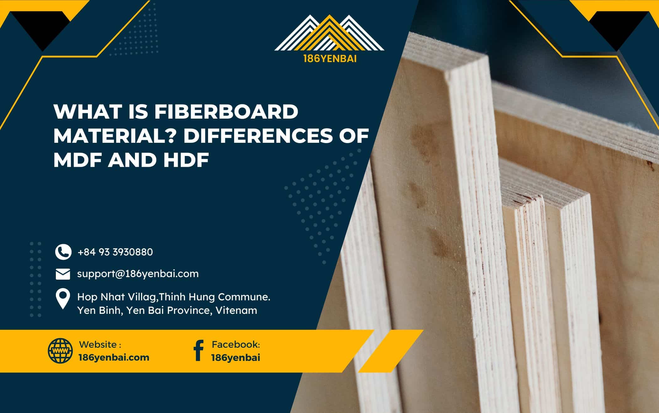 What Is Fiberboard Material? Differences of MDF and HDF