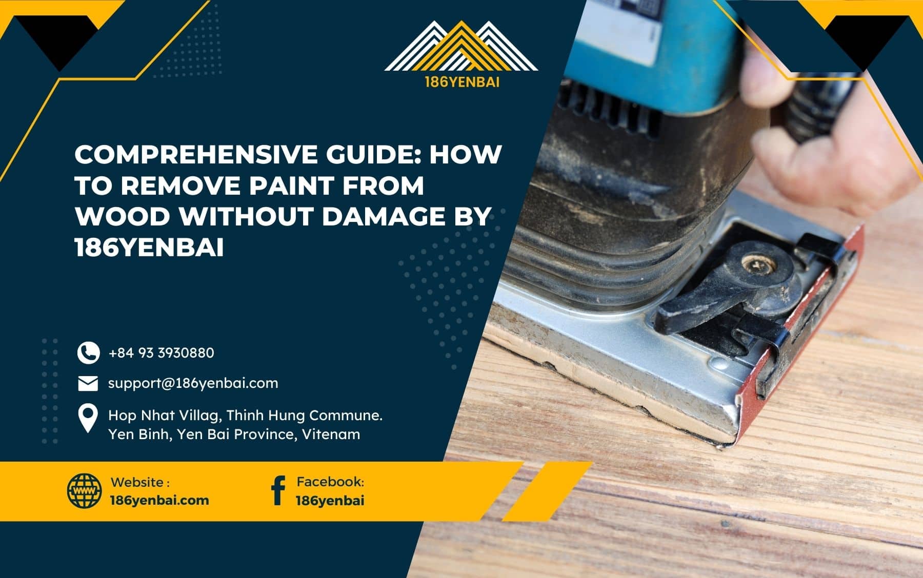 Comprehensive Guide: How to Remove Paint from Wood Without Damage by 186Yenbai